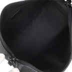 Louis Vuitton Shoulder Bag City Keepall Leather Monogram Shadow Noir Black — view 6