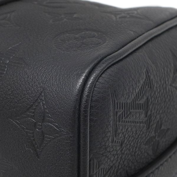 Louis Vuitton Shoulder Bag City Keepall Leather Monogram Shadow Noir Black — view 4