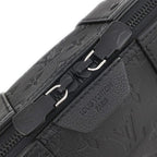 Louis Vuitton Shoulder Bag City Keepall Leather Monogram Shadow Noir Black — view 5