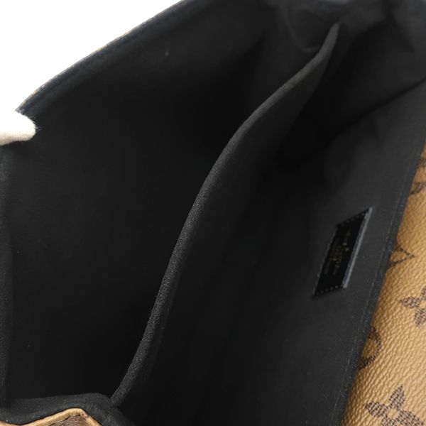 Louis Vuitton 2-Way Bag Pochette Metis MM Monogram Canvas Reverse Gold Brown — view 7