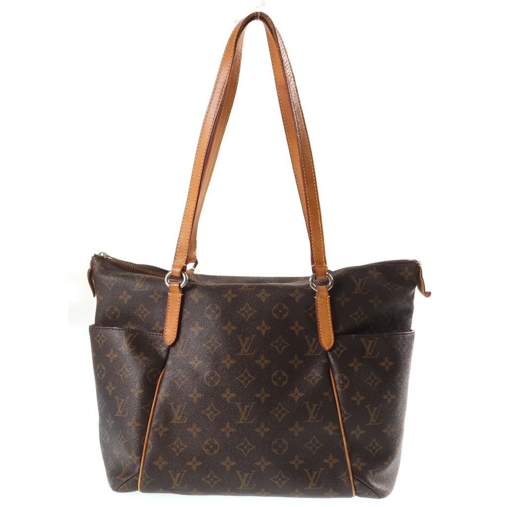 Louis Vuitton Totally MM Monogram Tote Bag Brown