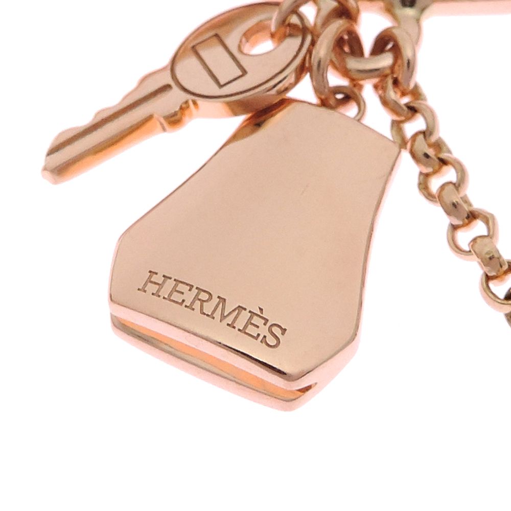 Hermes Bangle Bracelet Pink — view 4