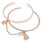 Hermes Bangle Bracelet Pink — view 2