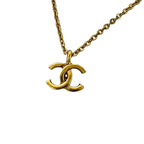 Chanel Comment Available Vintage CC Logo Motif Pendant Gold — view 3