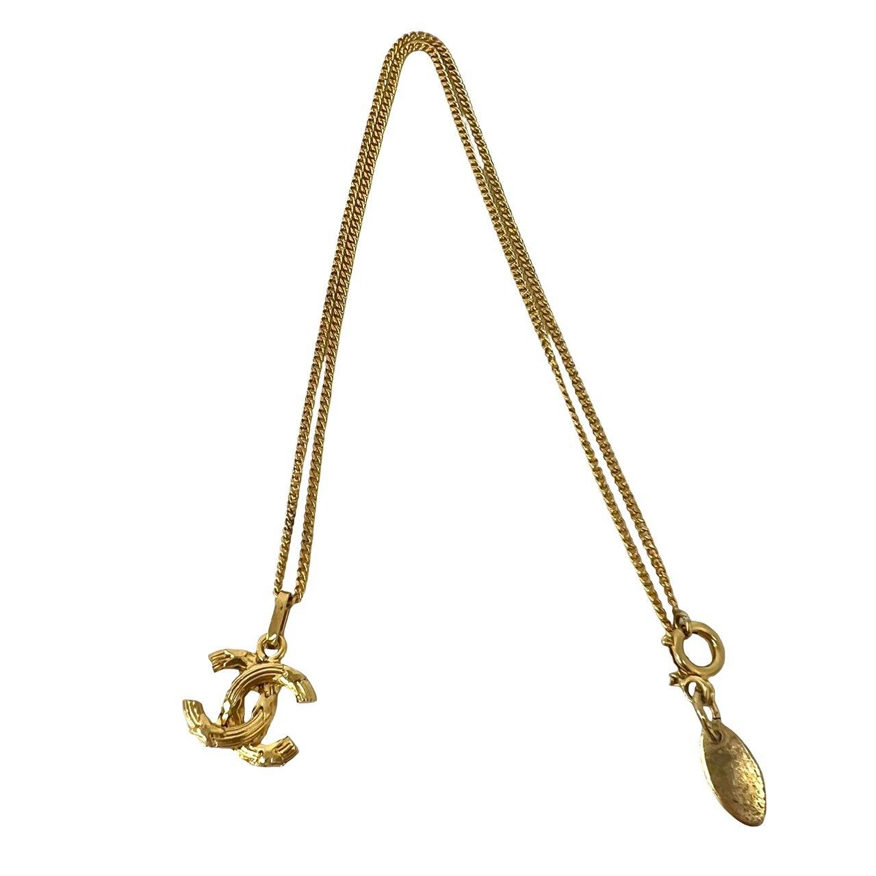 Chanel Comment Available Vintage CC Logo Motif Pendant Gold — view 6