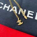 Chanel Comment Available Vintage CC Logo Motif Pendant Gold