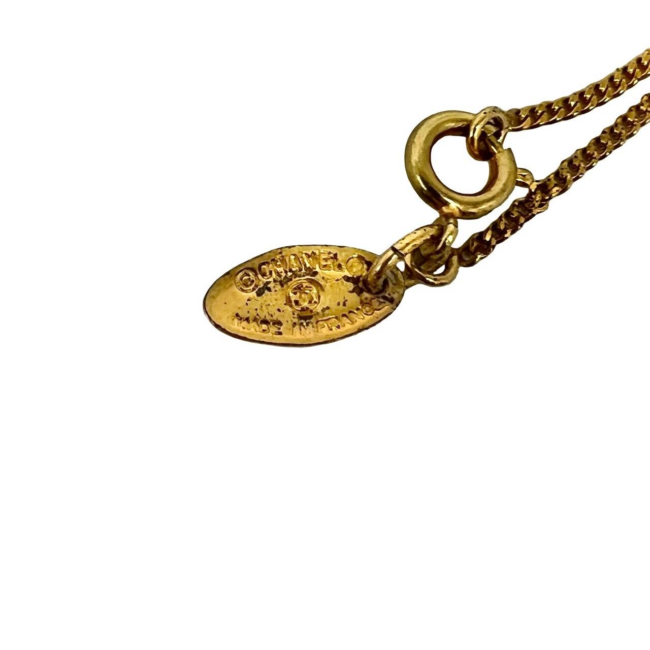 Chanel Comment Available Vintage CC Logo Motif Pendant Gold — view 3