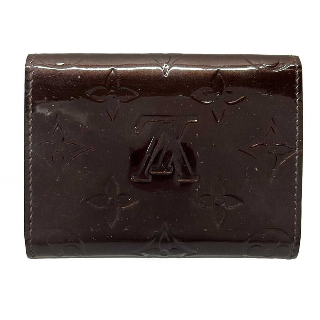 Louis Vuitton Business Card Case Monogram Vernis Envelope Holder Amarante — view 2