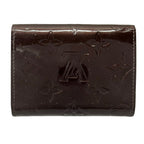 Louis Vuitton Business Card Case Monogram Vernis Envelope Holder Amarante — view 2