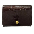 Louis Vuitton Business Card Case Monogram Vernis Envelope Holder Amarante
