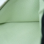 Hermes Bearn Compact Vert Fizz Epsom Bifold Wallet Silver Green — view 8
