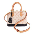 Louis Vuitton Alma 2-Way Bag Handbag Monogram Dune Beige Gold