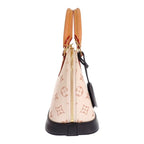 Louis Vuitton Alma 2-Way Bag Handbag Monogram Dune Beige Gold — view 4