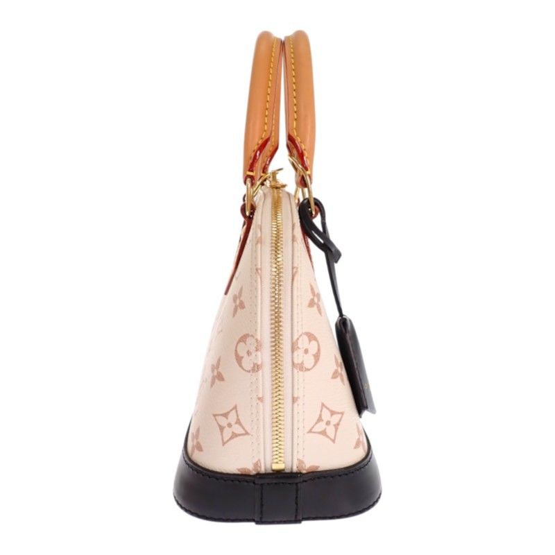 Louis Vuitton Alma 2-Way Bag Handbag Monogram Dune Beige Gold — view 4