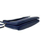 Louis Vuitton Monogram Empreinte Leather Shoulder Bag Pochette Blue — view 7