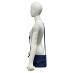 Louis Vuitton Monogram Empreinte Leather Shoulder Bag Pochette Blue — view 2