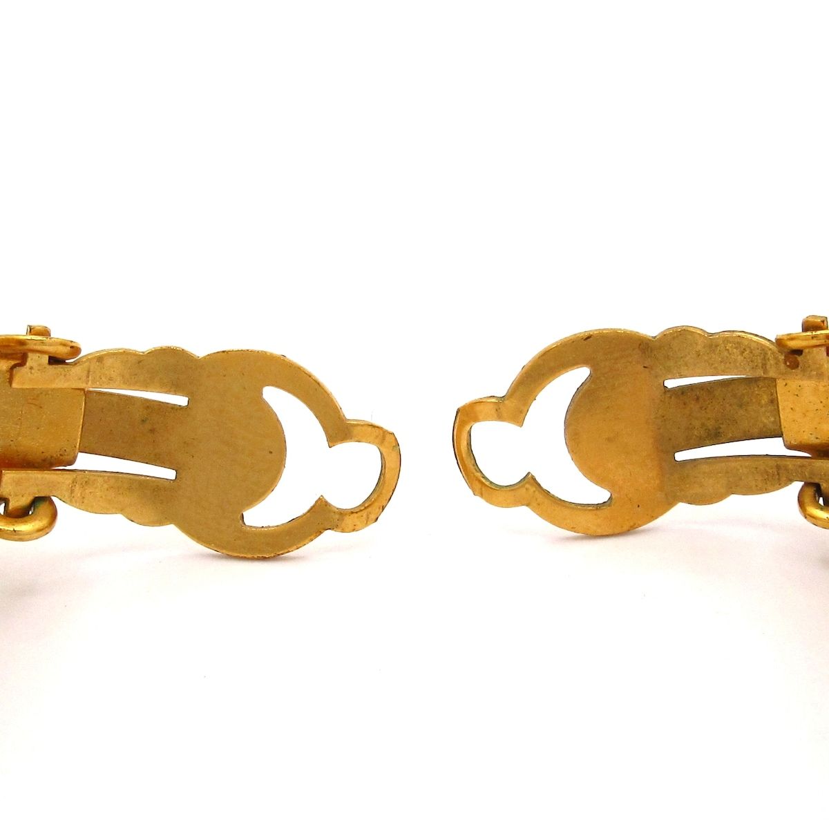Chanel Earrings Gold Ivory — view 4