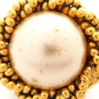 Chanel Earrings Gold Ivory — view 5