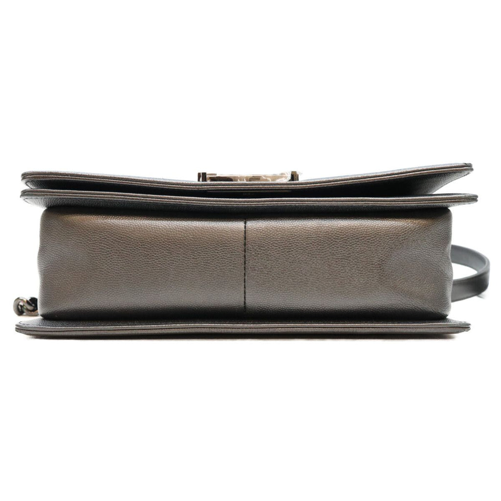 Chanel Black Caviar So Boy 25 Medium Bag — view 5