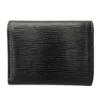 Louis Vuitton Trifold Wallet Epi Portefeuille Victorine Noir Leather — view 2