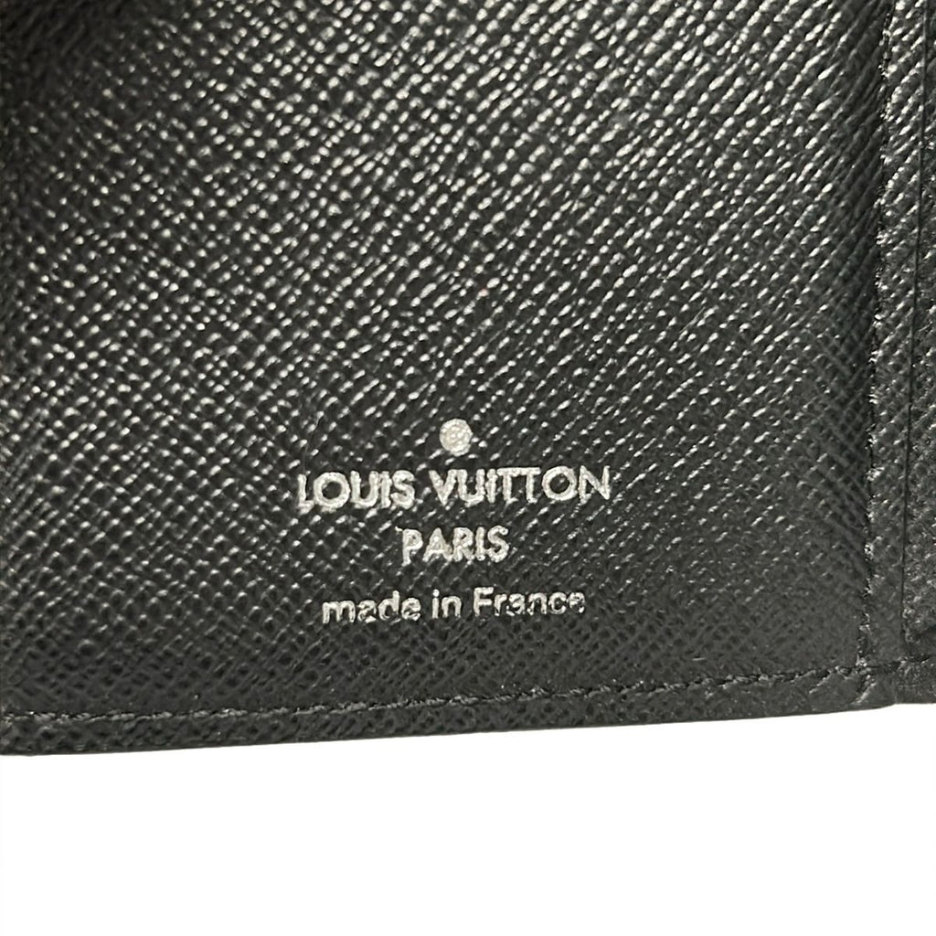 Louis Vuitton Trifold Wallet Epi Portefeuille Victorine Noir Leather — view 6