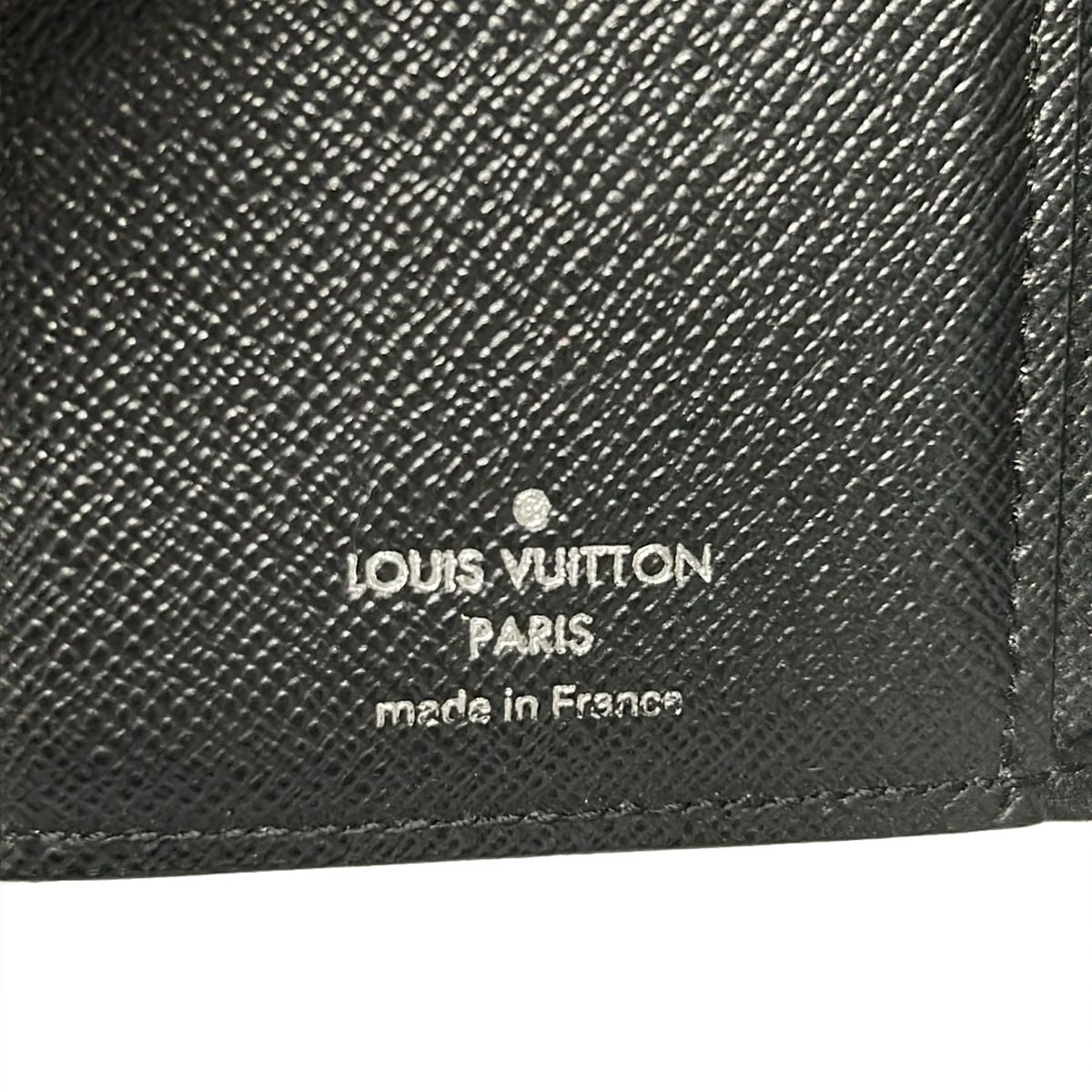 Louis Vuitton Trifold Wallet Epi Portefeuille Victorine Noir Leather — view 6