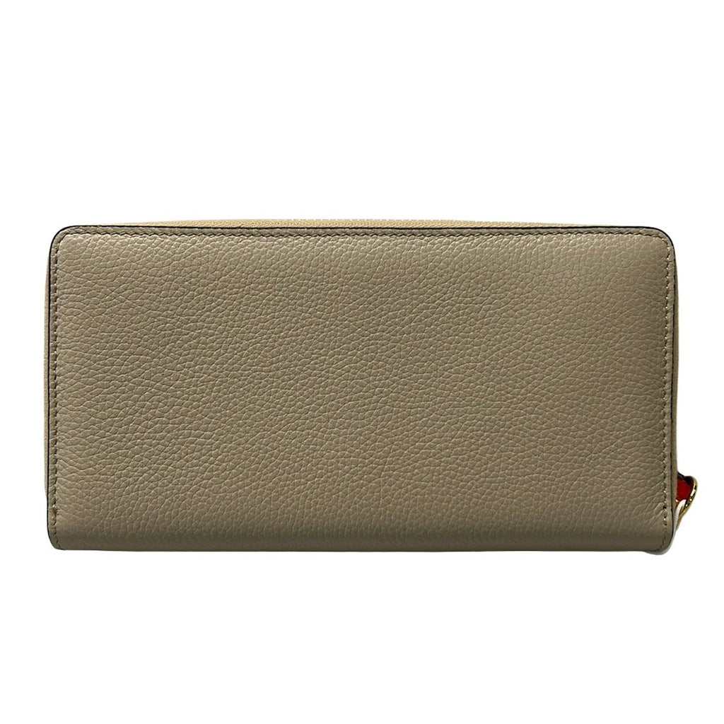 Gucci Wallet GG Marmont Beige Zip Around Leather — view 2