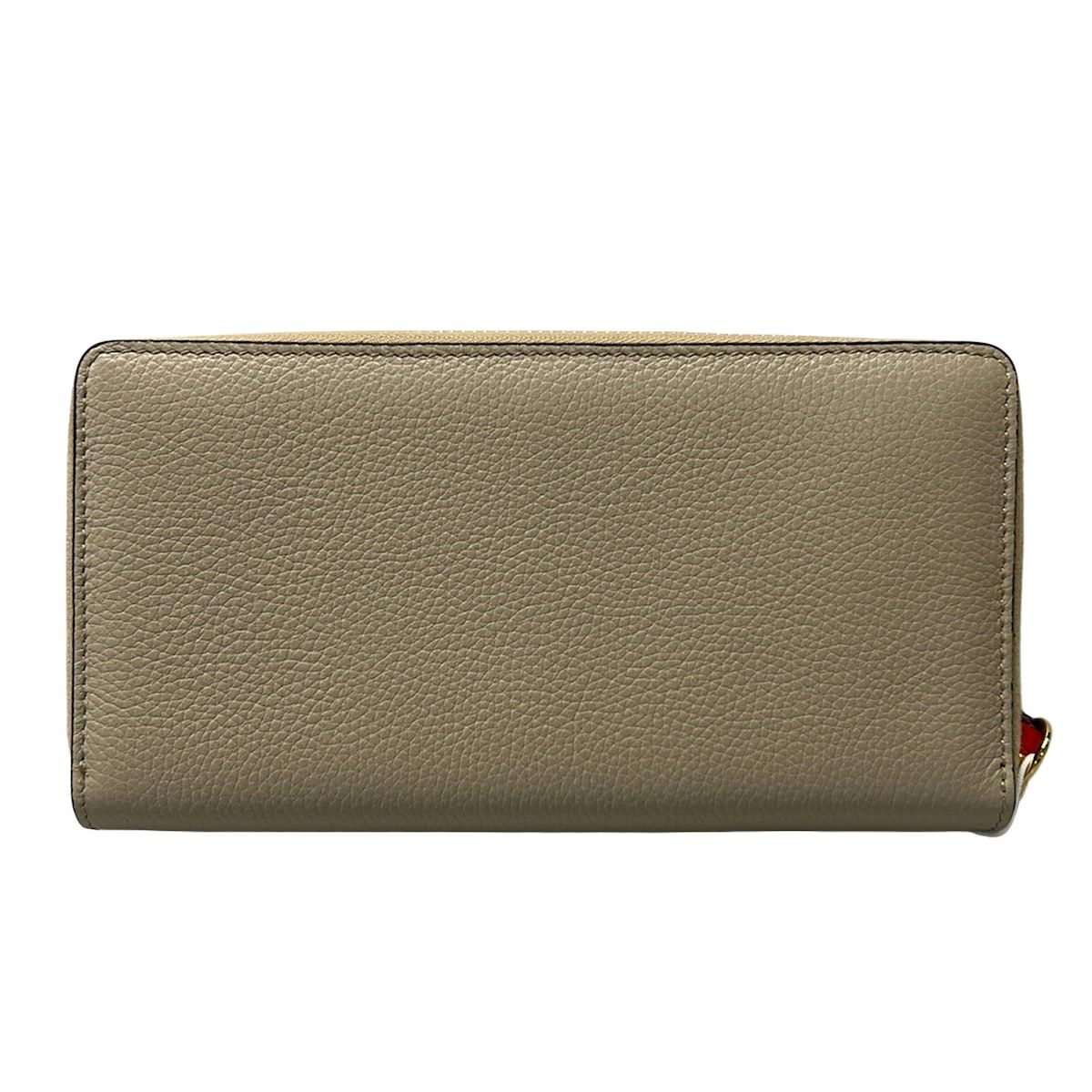 Gucci Wallet GG Marmont Beige Zip Around Leather — view 2
