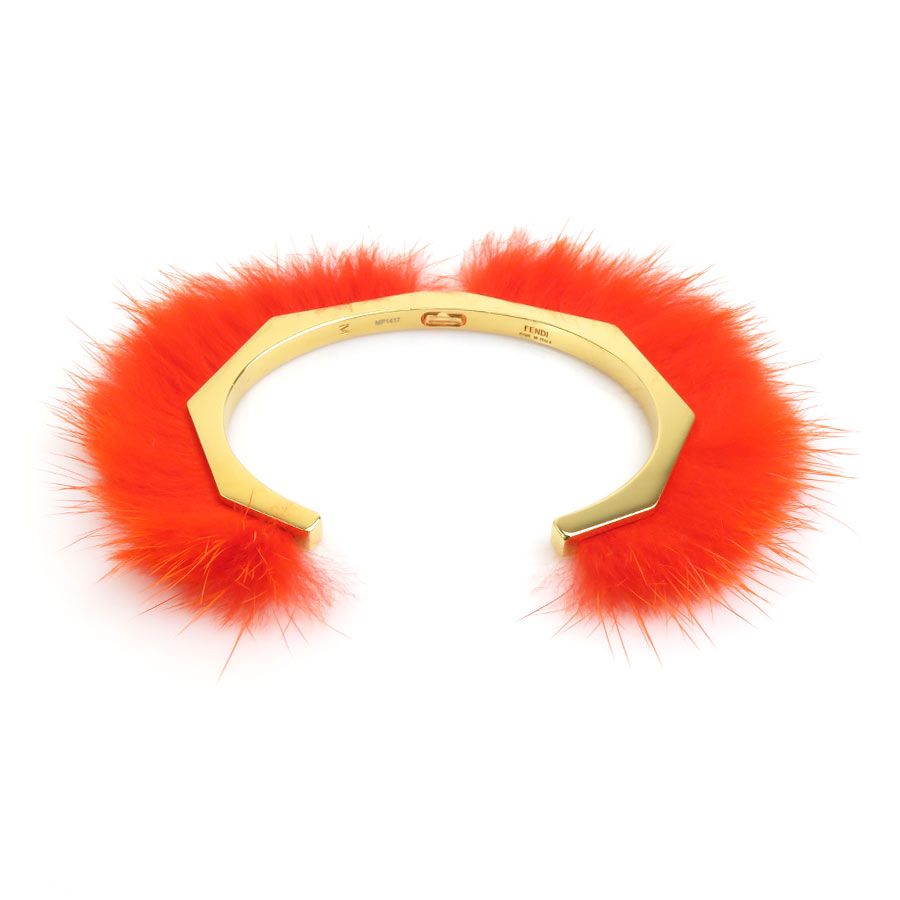 Fendi Bangle Bracelet Gold — view 5