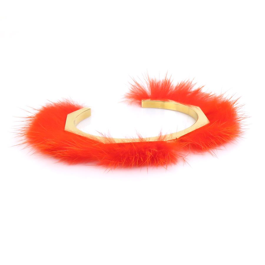 Fendi Bangle Bracelet Gold — view 2