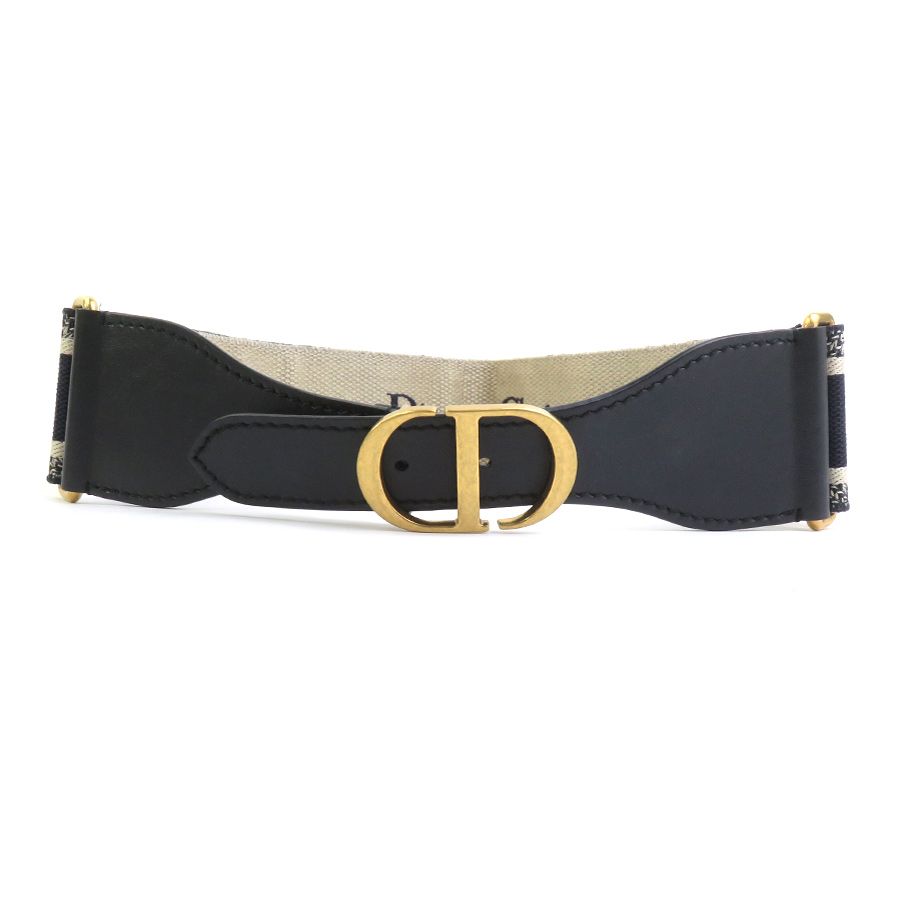 Dior Belt Embroidery Navy