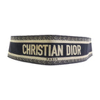 Dior Belt Embroidery Navy — view 4