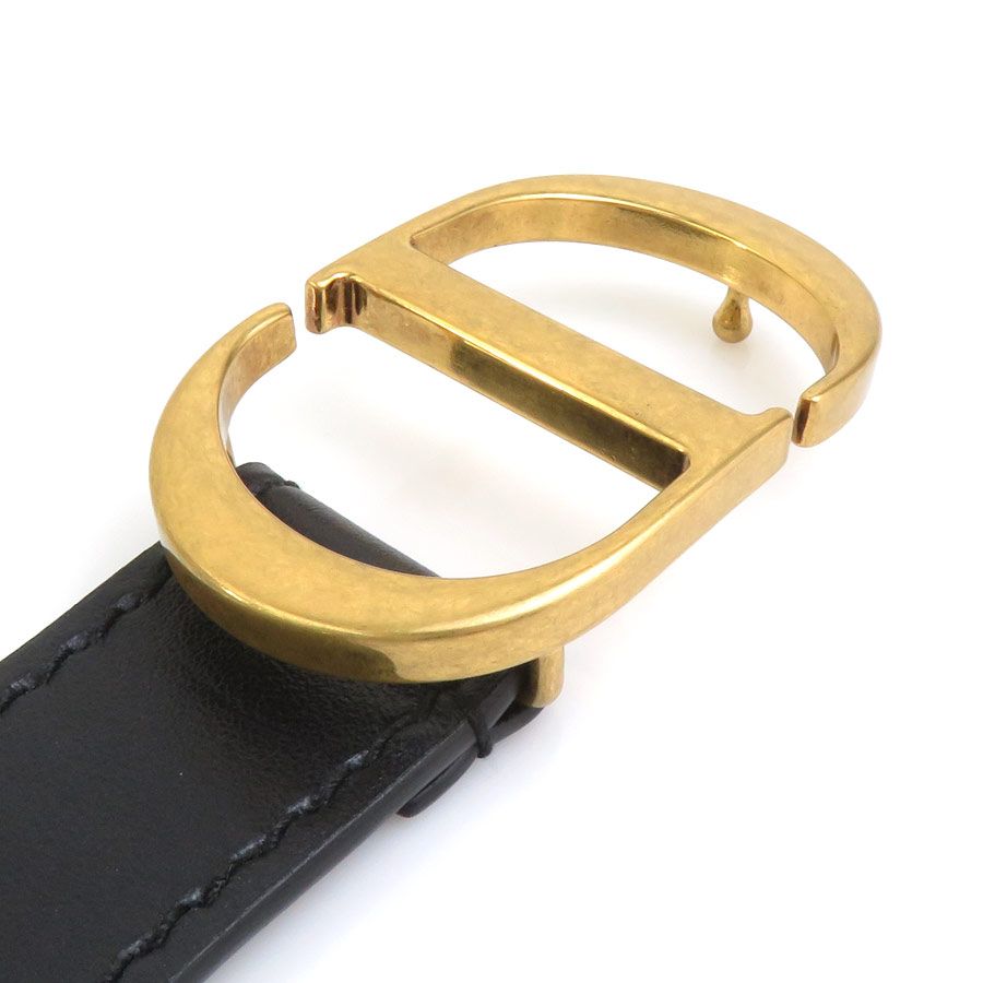 Dior Belt Embroidery Navy — view 6