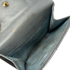 Dior Trifold Wallet Lady Gray Leather — view 4