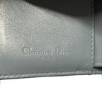 Dior Trifold Wallet Lady Gray Leather — view 5