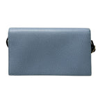 Gucci Wallet Swing Light Blue on Chain Leather Shoulder Bag — view 2