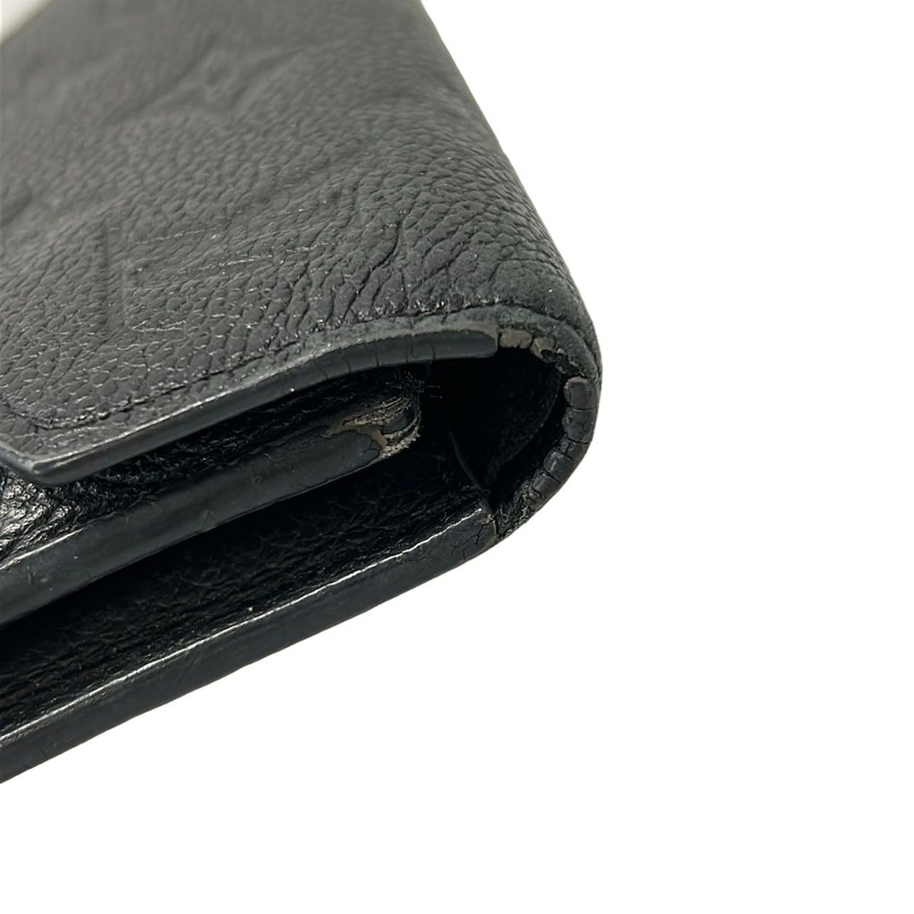Louis Vuitton Trifold Wallet Monogram Empreinte Portefeuille Victorine Navy — view 8