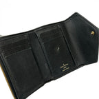 Louis Vuitton Trifold Wallet Monogram Empreinte Portefeuille Victorine Navy — view 4