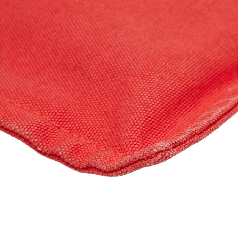 Hermes Yachting GM Pouch Red Cotton — view 6