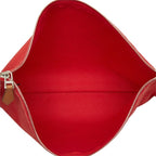 Hermes Yachting GM Pouch Red Cotton — view 4