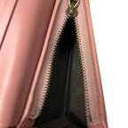 Gucci Bifold Wallet Cherry Pink Red Multi Embossed Processing Leather — view 5