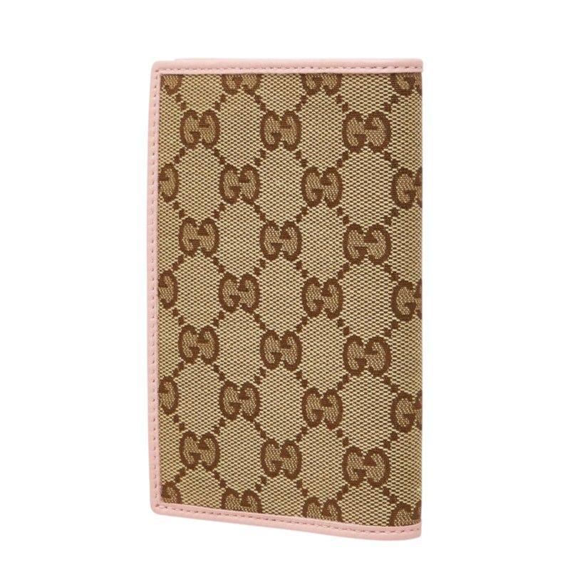 Gucci Papagallo GG Canvas Passport Case Card Pink Beige — view 2