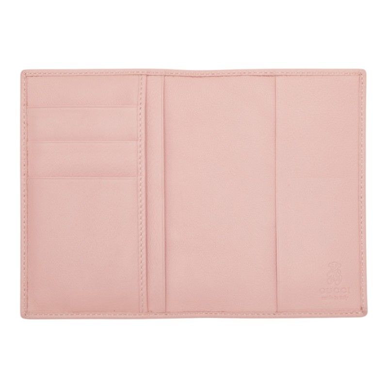 Gucci Papagallo GG Canvas Passport Case Card Pink Beige — view 6