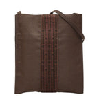 Hermes Her Line Pochette Shoulder Bag Brown Canvas