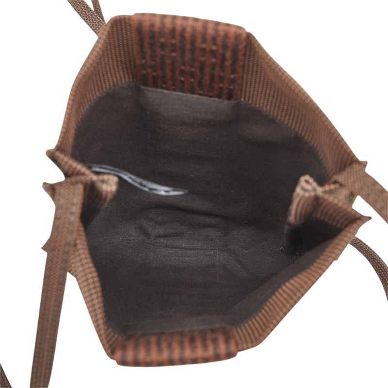 Hermes Her Line Pochette Shoulder Bag Brown Canvas — view 7