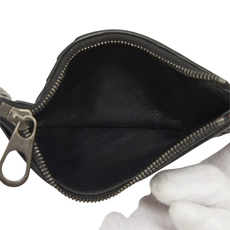 Bottega Veneta Intrecciato Card Case Black Leather — view 6