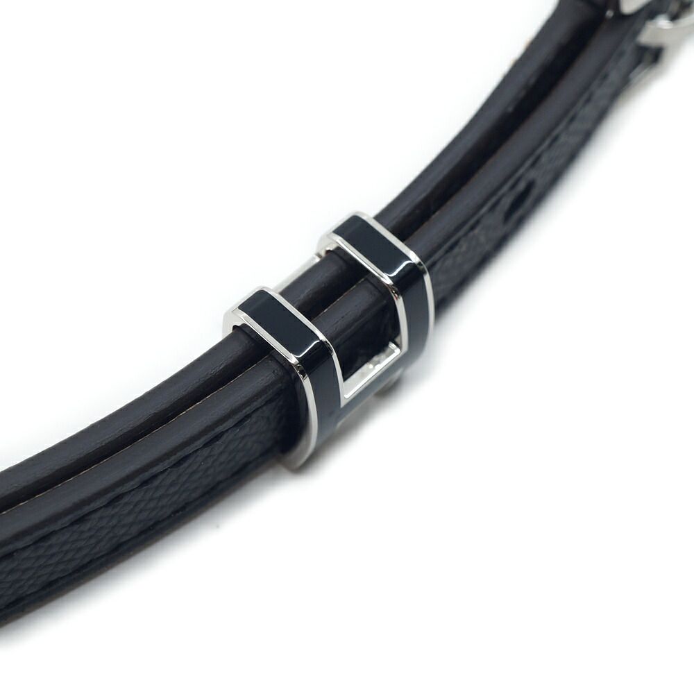Hermes Pop H Belt Black Silver — view 5