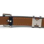 Hermes Pop H Belt Black Silver — view 2