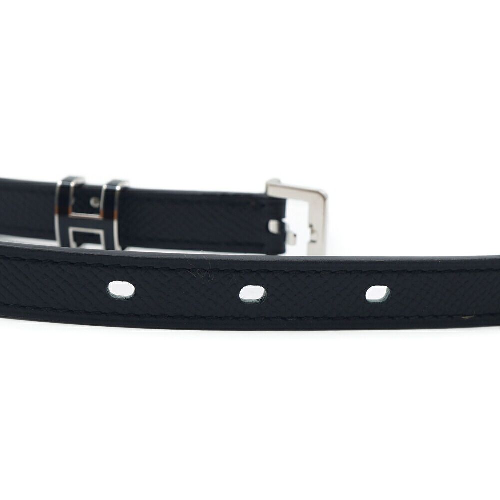 Hermes Pop H Belt Black Silver — view 4
