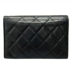 Chanel Bifold Wallet Cambon Line Black White Lambskin — view 2